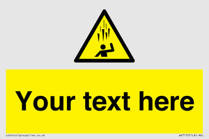 Custom Falling Ice sign